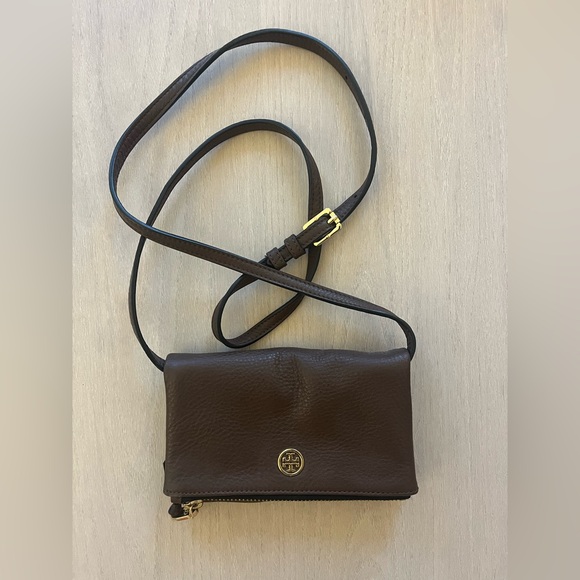 Tory Burch Brown Leather Crossbody Bag - Picture 4 of 5